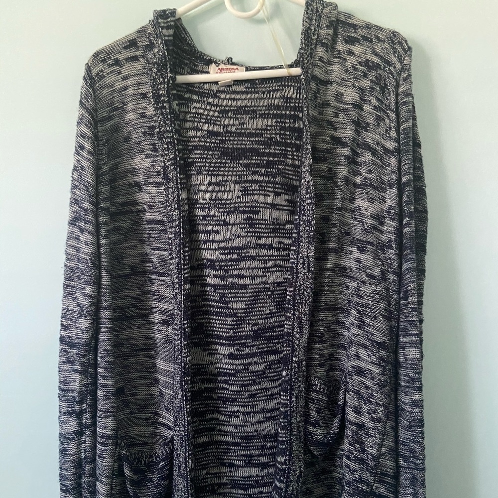 Hooded cardigan